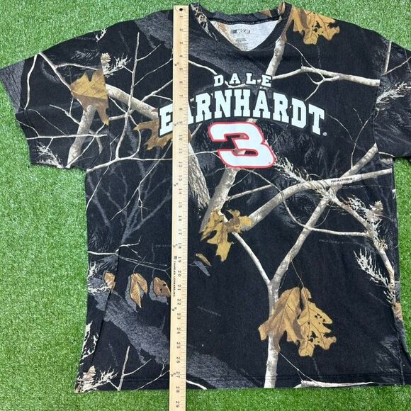 Vintage Dale Earnhardt Men T-Shirt Camouflage Realtree Racing Tee 3 Size XL - Picture 5 of 6